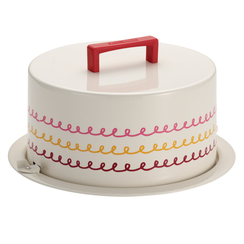 Cake Boss Metal Cake Carrier Tin & Reviews Wayfair